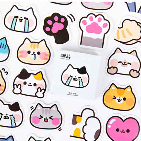 omgkawaii Decorative Stickers Kawaii Cat Stickers