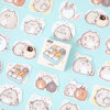 omgkawaii Decorative Stickers Kawaii Fat Rat Stickers 45 Pieces