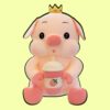 omgkawaii 🐰 Land Animals Plushies 35 CM Super kawaii Pig with Strawberry Drink