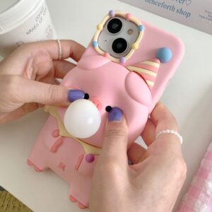 omgkawaii Piggy Pal: Adorable Pig-Themed Protective Phone Case