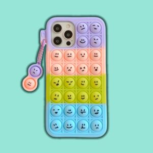 omgkawaiii 📱 Phone cases iPhone 12 Pro Max Emotions Bubble Pop it Case for iPhone