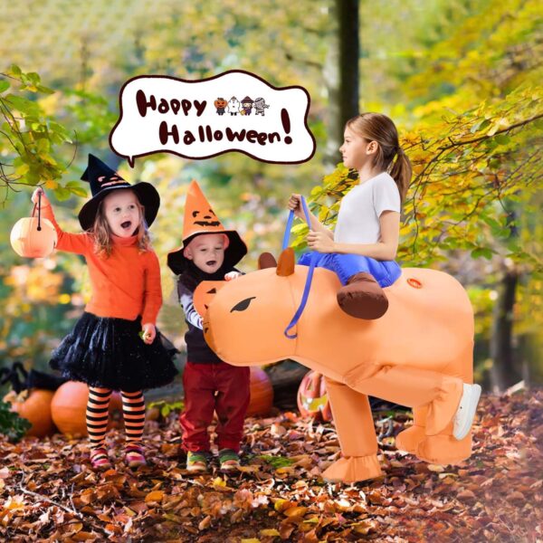 Kids Inflatable Capybara Costume 4